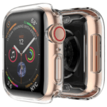 Heltäckande TPU Skal Apple Watch -  44 mm - Transparent