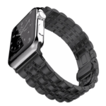 Klassisk Metallarmband - Rostfritt Stål - Till Apple Watch 42mm / 44mm / 45mm / 49mm Svart