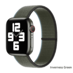 Sportarmband i Nylon Till Apple Watch 42–49mm - Mörkgrön