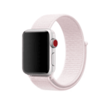 Sportarmband i Nylon Till Apple Watch 42–49mm - Ljusrosa