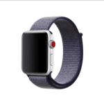Sportarmband i Nylon Till Apple Watch 38–41mm - Mörkblå/Lila