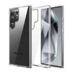 Samsung S25 PLUS Skal Transparent Genomskinligt & Extra Skyddande