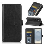 Plånboksfodral till Samsung S25 ULTRA - 3 Kort - PU Läder - Röd - Bild 4