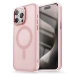 iPhone 12 Pro Max Skal Frostad Design MagSafe kompatibel - Rosa