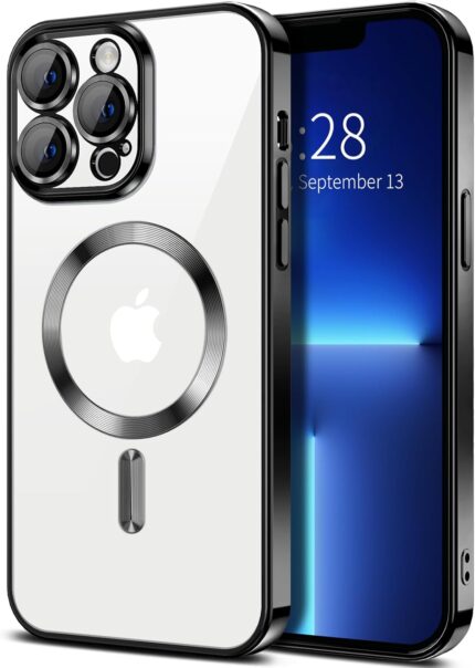 iPhone 13 Pro Skal TPU Metallic – MagSafe kompatibel - Svart