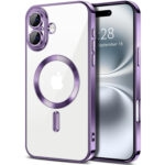 iPhone 17 Skal TPU Metallic – MagSafe kompatibel - Lila