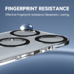 2-Pack iPhone 17 Pro Max Linsskydd Heltäckande Kameraskydd i Härdat Glas - Bild 4