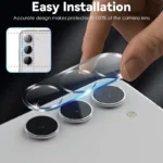 2-Pack Samsung S26 Linsskydd – Heltäckande Kameraskydd i Härdat Glas - Bild 4