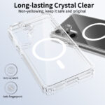Samsung S26 Skal Transparent Magnetiskt – Stöttåligt Skydd & Slim Design - Bild 3