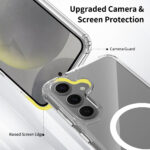 Samsung S26 Skal Transparent Magnetiskt – Stöttåligt Skydd & Slim Design - Bild 2