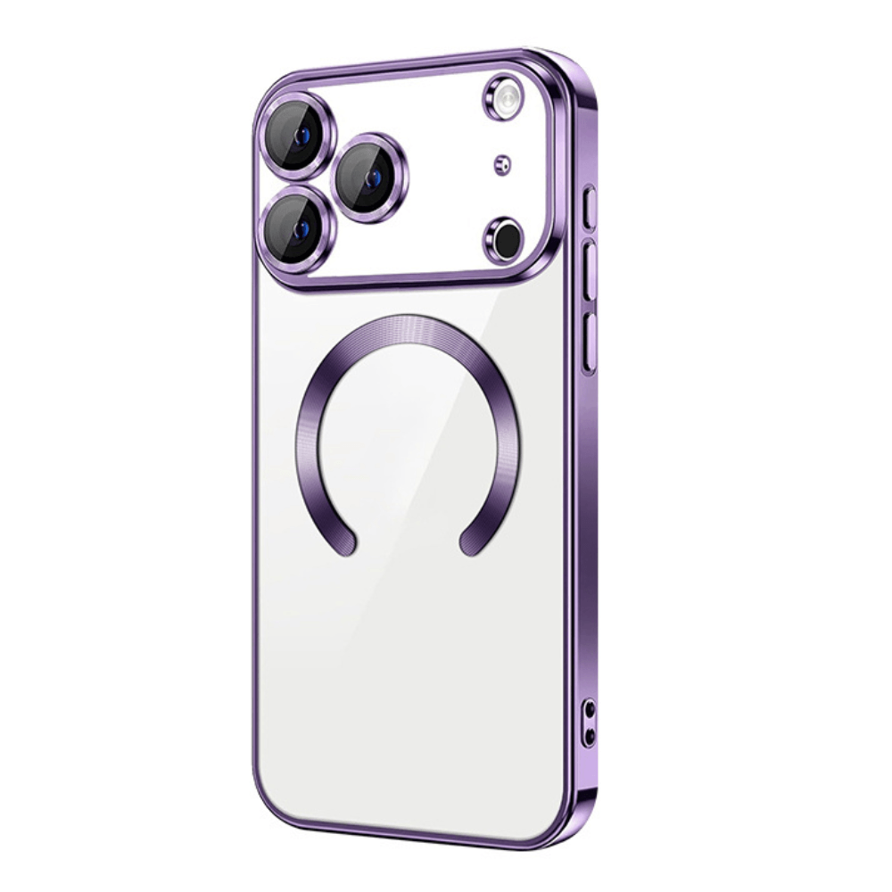 17Pro-ProMax-Metallic-purple iPhone 17 Pro Max Skal TPU Metallic – MagSafe kompatibel - Lila - Bild 1