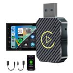 Trådlös CarPlay & Android Auto Adapter – USB-C / USB-A – För iPhone & Android | Plug & Play Biladapter