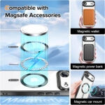 iPhone 17 Air Skal TPU Metallic – MagSafe kompatibel - Silver - Bild 3