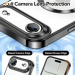 iPhone 17 Air Skal TPU Metallic – MagSafe kompatibel - Silver - Bild 4