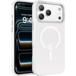iPhone 17 Pro Max Skal Frostad Design MagSafe kompatibel - Vit