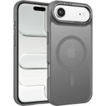 iPhone 17 Air Skal Frostad Design MagSafe kompatibel - Grå