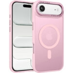 iPhone 17 Air Skal Frostad Design MagSafe kompatibel - Rosa