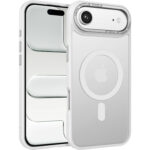 iPhone 17 Air Skal Frostad Design MagSafe kompatibel - Vit