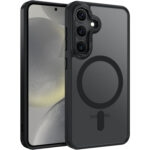 Samsung A26 Skal Frostad Design Magnetiskt kompatibelt - Svart
