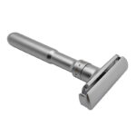 Säkerhetshyvel Safety Razor Silver – Dubbeläggad Professionell Rakhyvel i Metall - Bild 3