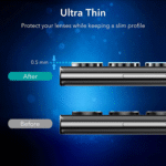 2-Pack Samsung Galaxy S23 ULTRA Linsskydd Kameraskydd Individual i Härdat Glas - Bild 6