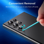 2-Pack Samsung Galaxy S23 ULTRA Linsskydd Kameraskydd Individual i Härdat Glas - Bild 5