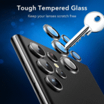 2-Pack Samsung Galaxy S23 ULTRA Linsskydd Kameraskydd Individual i Härdat Glas - Bild 4