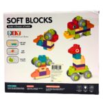 DIY Soft Blocks Klossar 30 delar – Mjuka Byggklossar för Barn 18+ månader – Utvecklande Lek