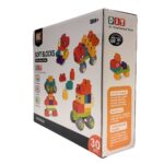 DIY Soft Blocks Klossar 30 delar – Mjuka Byggklossar för Barn 18+ månader – Utvecklande Lek - Bild 3