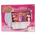 4-pack Modedockor – Dockor med Klänningar & Accessoarer – Lekset med Färgglada Outfits för Kreativ Rollelek - Bild 5