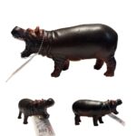 FLODHÄST - Wild Animals - Mjuka Plast Djur - CA 24 cm