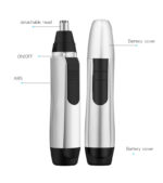 Nästrimmer & Örontrimmer i Rostfritt Stål – Säker, Precisionsrak & Ergonomisk Design - Bild 3