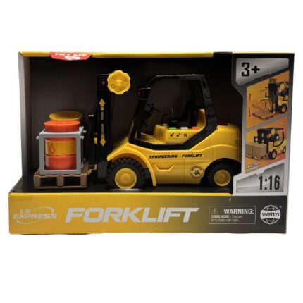 Stor trucklift leksak med ljus & ljud – Interaktiv byggmaskin för barn
