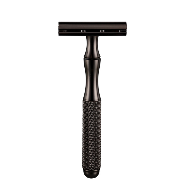 safety-razor-black Safety Razor – Manuell Säkerhetshyvel för Kroppshår - Svart - Bild 1