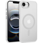 iPhone 16E Skal Frostad Design MagSafe kompatibel - Vit