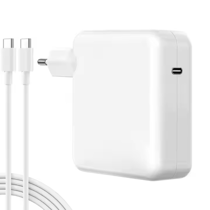MacBook Laddare 96W USB-C – MagSafe 3 Kompatibel Strömadapter / Ersättningsladdare till MacBook Pro & USB-C Power Delivery
