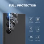 2-Pack Samsung S26 ULTRA Linsskydd – Heltäckande Kameraskydd i Härdat Glas - Bild 4