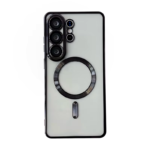 Samsung S25 ULTRA Skal TPU Metallic - Magnetiskt Kompatibelt Skal - Svart