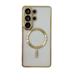 Samsung S24 ULTRA Skal TPU Metallic - Magnetiskt Kompatibelt Skal - Guld