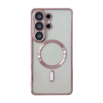 Samsung S23 ULTRA Skal TPU Metallic - Magnetiskt Kompatibelt Skal - Rosa