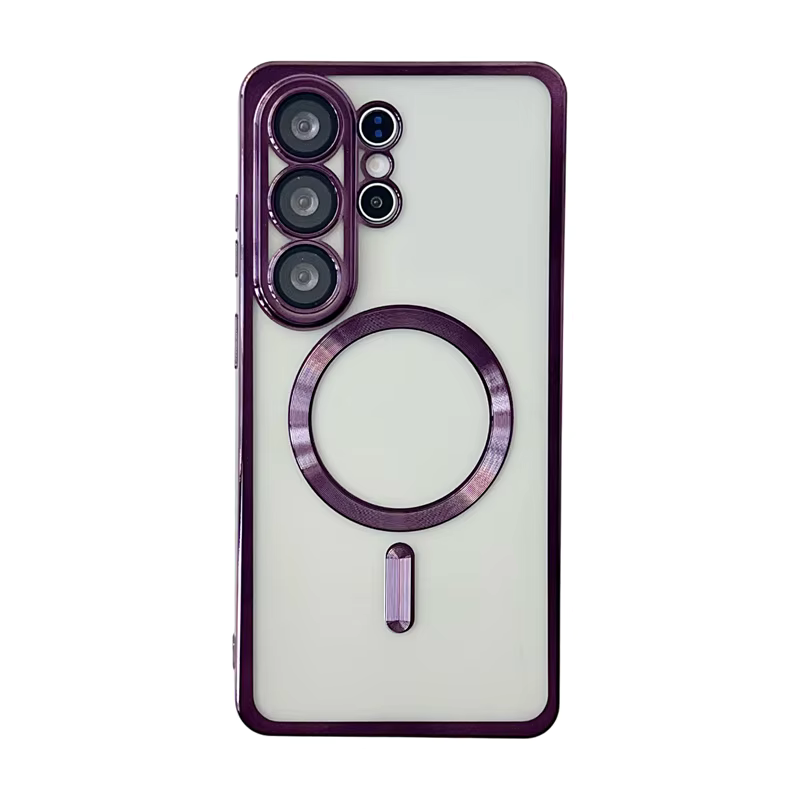 Metallic-ULTRA-purple Samsung S23 ULTRA Skal TPU Metallic - Magnetiskt Kompatibelt Skal - Lila - Bild 1